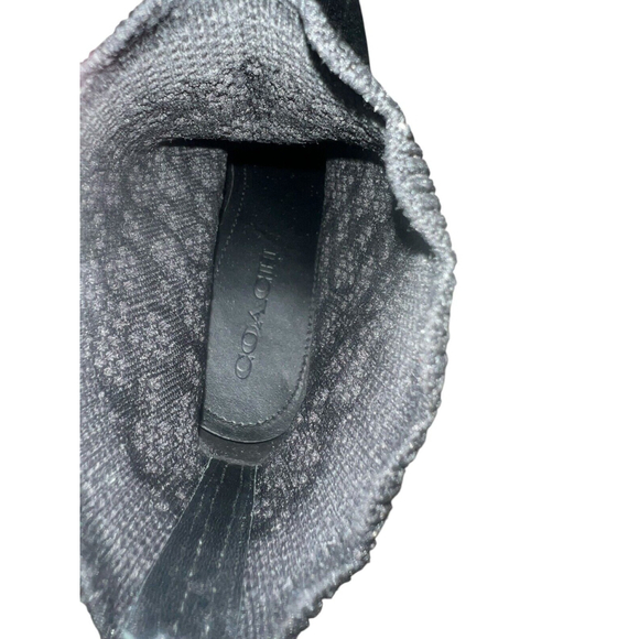 Coach Womens Jewel Knit Pointed Toe Booties Ankle Boots Shoes 8.5 - Picture 8 of 10